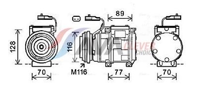 KOMPRESSOR KLIMAANLAGE AVA Clever Choice JEAK056