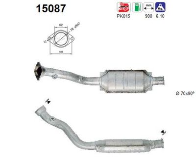 Katalizator AS 15087