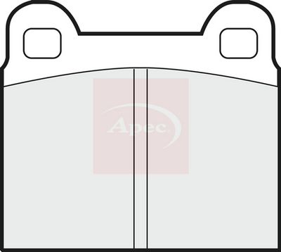 APEC Brake Pad Set, disc brake PAD121
