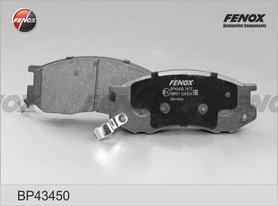 FENOX BP43450 Тормозные колодки и сигнализаторы для TOYOTA PREVIA I (_R1_, _R2_) 2.4 4WD (TCR21_, TCR20_)
