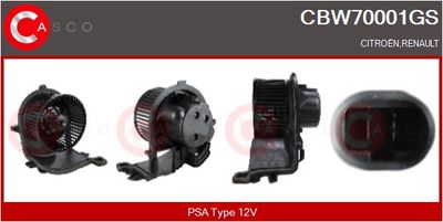VENTILATOR HABITACLU CASCO CBW70001GS
