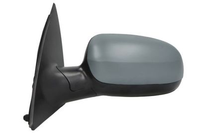 Zijspiegel Links (elektrisch, asferisch, met verwarming, under-coated) past: OPEL CORSA C 09.00-12.09