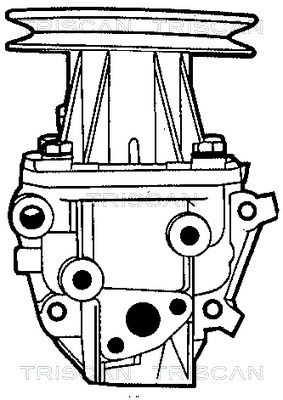 POMPă DE APă RăCIRE MOTOR TRISCAN 860015976 1