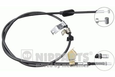Тросик, cтояночный тормоз NIPPARTS J10788 для HONDA CONCERTO