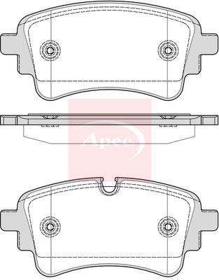 APEC Brake Pad Set, disc brake PAD2406