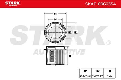 въздушен филтър STARK SKAF-0060354