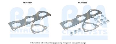 Монтажен комплект, катализатор BM Catalysts FK91535