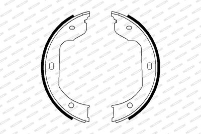 BREMSBACKENSATZ FESTSTELLBREMSE FERODO FSB668 1