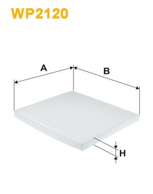 Filter, interior air WIX FILTERS WP2120