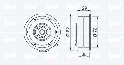 ROLA INTINZATOR CUREA DISTRIBUTIE IPD 140080 1