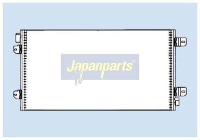 кондензатор, климатизация JAPANPARTS CND093050