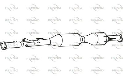 Катализатор СКВ FENNO P8119DCAT для NISSAN NP300