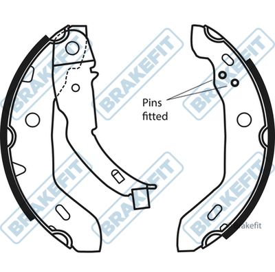 APEC Brake Shoe Set BSH1103