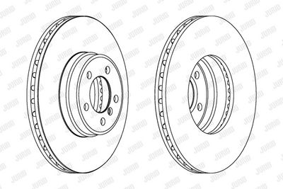спирачен диск JURID 562899JC-1