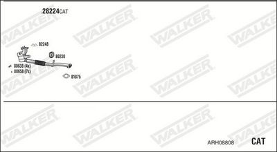 ABGASANLAGE WALKER ARH08808