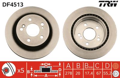 Brake Disc DF4513