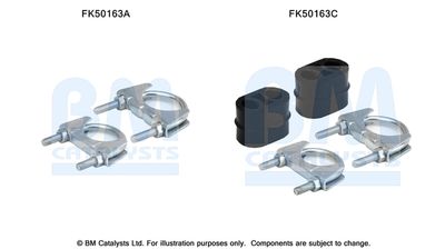 Монтажен комплект, изпускателна тръба BM Catalysts FK50163
