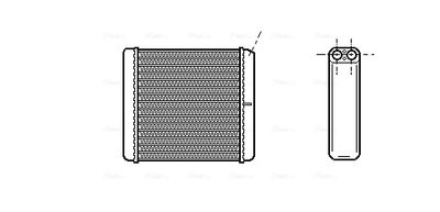 AVA QUALITY COOLING Kachelradiateur, interieurverwarming (OL6206)