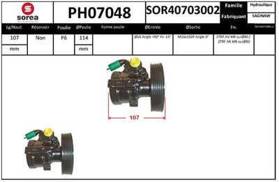 HYDRAULIKPUMPE LENKUNG SNRA PH07048