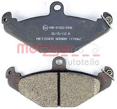 Brake Pad Set, disc brake 1170362