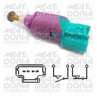 MEAT & DORIA 35090 Выключатель стоп-сигнала  для RENAULT LATITUDE (Рено Латитуде)