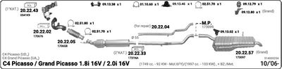 Układ wydechowy IMASAF 514000254
