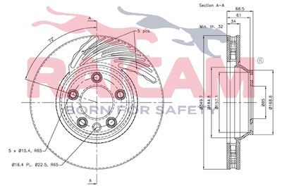 DISC FRANA RAICAM RD01109 2