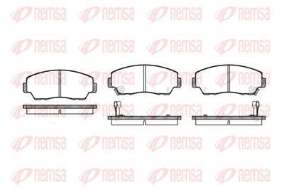 Комплект тормозных колодок, дисковый тормоз REMSA 0218.02 для MAZDA E
