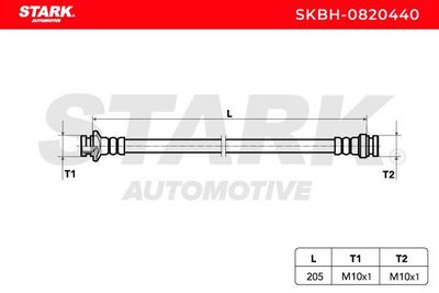 спирачен маркуч STARK SKBH-0820440