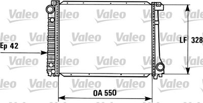 VALEO 819415 Радиатор охлаждения двигателя  для BMW 5 (Бмв 5)