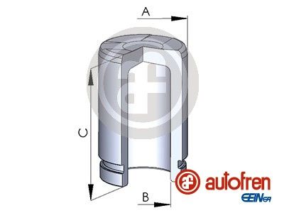 Поршень, корпус скобы тормоза AUTOFREN SEINSA D025833 для MAN TGE