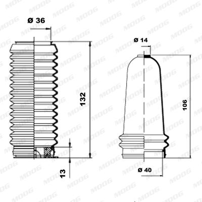 ANSAMBLU BURDUF DIRECTIE MOOG K150150 1