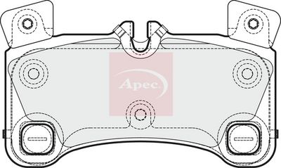 APEC Brake Pad Set, disc brake PAD1671
