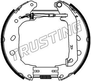 Комплект тормозных колодок TRUSTING 6393 для FORD TOURNEO