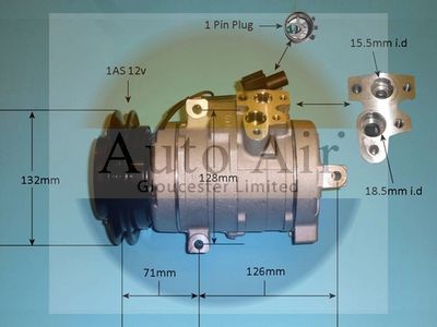 Compressor, air conditioning Auto Air Gloucester 14-0185P