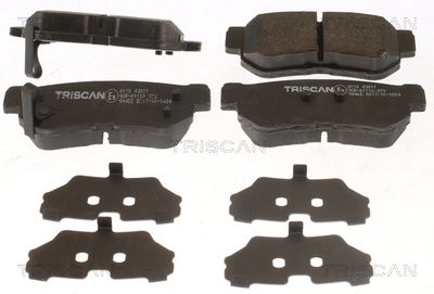 TRISCAN 8110 43011 Тормозные колодки и сигнализаторы  для KIA OPIRUS (Киа Опирус)