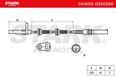датчик, обороти на колелото STARK SKWSS-0350380