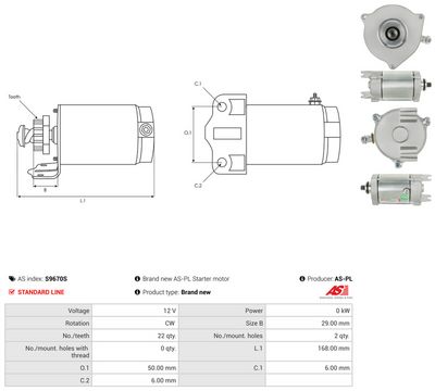 STARTER AS-PL S9670S 4