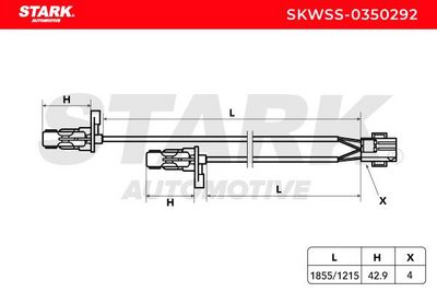 датчик, обороти на колелото STARK SKWSS-0350292