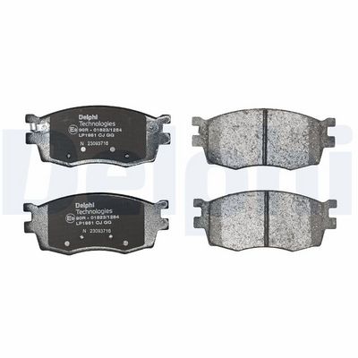 Brake Pad Set, disc brake LP1951