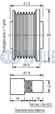 SISTEM ROATA LIBERA GENERATOR RUVILLE 542198 1