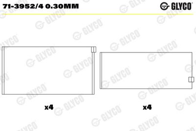 PLEUELLAGER GLYCO 7139524030MM 1