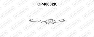Катализатор VENEPORTE OP40832K для OPEL CALIBRA