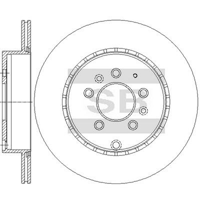 спирачен диск Hi-Q SD4450