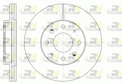 спирачен диск ROADHOUSE 6775.10