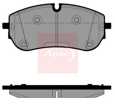 APEC Brake Pad Set, disc brake PAD2542
