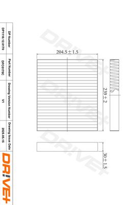 FILTER INNENRAUMLUFT DR!VE+ DP1110120170 0