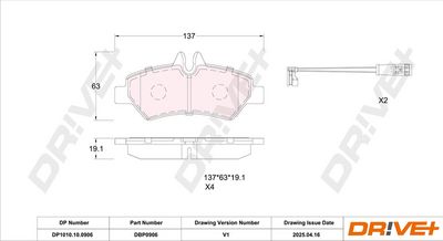 SET PLACUTE FRANA FRANA DISC DR!VE+ DP1010100906 2