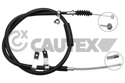 Тросик, cтояночный тормоз CAUTEX 763225 для KIA SEPHIA