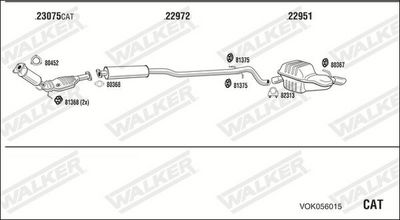 Изпускателна система WALKER VOK056015